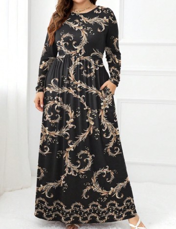 Rochie lunga SHEIN CURVE, negru