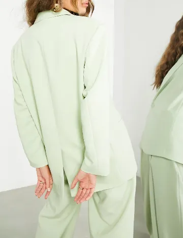 Sacou Oversize ASOS, verde Verde