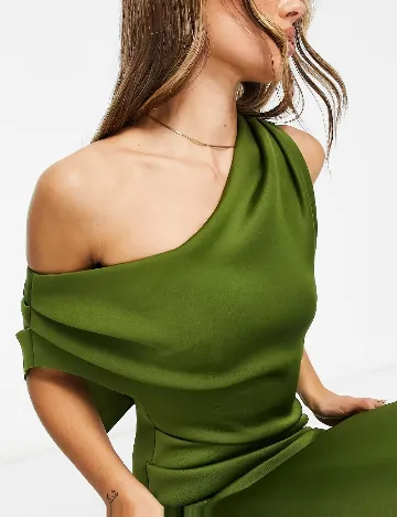 Rochie medie ASOS, verde Verde