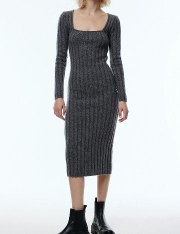 Rochie medie Edited, gri