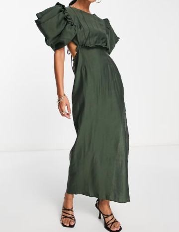 Rochie lunga ASOS, verde