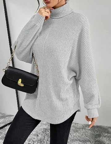 Bluza SHEIN, gri deschis Gri