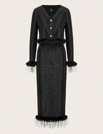 Compleu SHEIN, negru Negru
