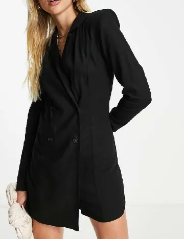 Salopeta ASOS, negru Negru