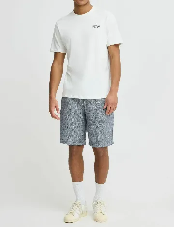 Pantaloni scurti BLEND, bleumarin Albastru