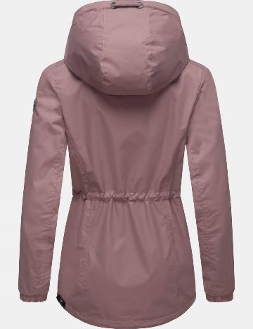 Jacheta impermeabila Ragwear, roz pudra inchis