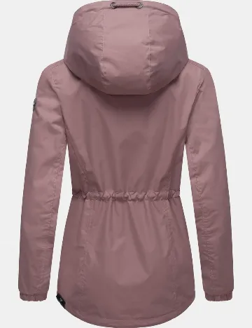 Jacheta impermeabila Ragwear, roz pudra inchis Roz