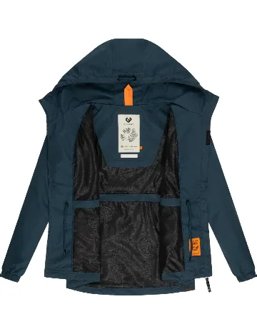 Jacheta impermeabila Ragwear, albastru Albastru