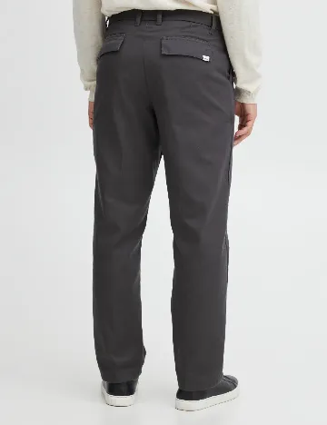 Pantaloni !Solid, gri Gri