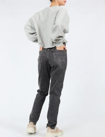 Blugi Top Shop, gri Gri