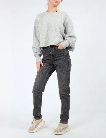 Blugi Top Shop, gri Gri