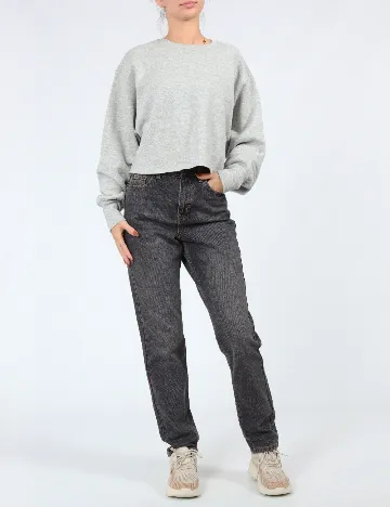 Blugi Top Shop, gri Gri
