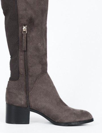 Cizme Stradivarius, maro