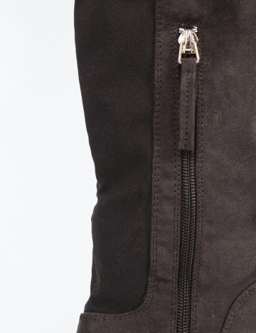 Cizme Stradivarius, maro