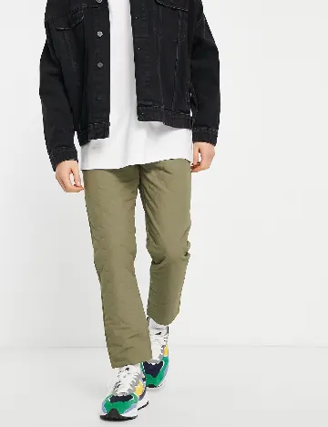 Pantaloni Topman, verde Verde
