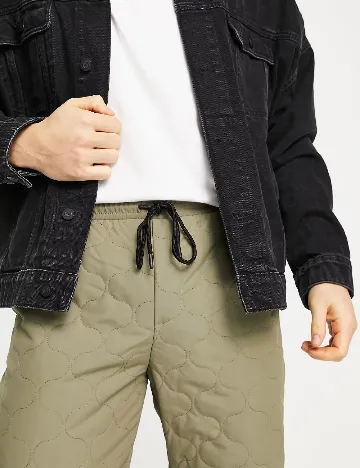 Pantaloni Topman, verde Verde