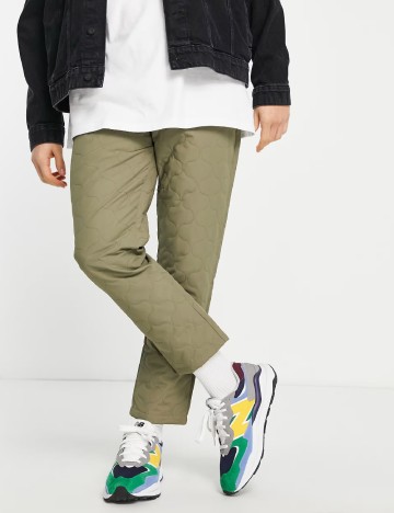 Pantaloni Topman, verde
