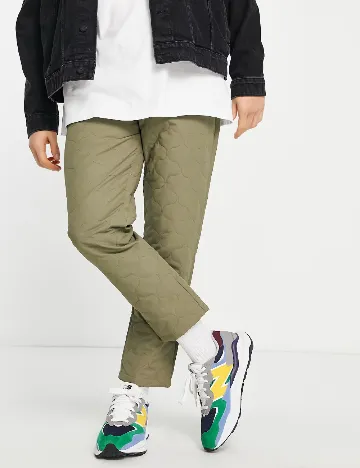 Pantaloni Topman, verde Verde