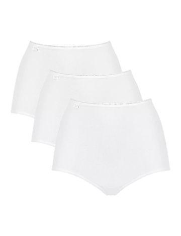 Set chiloti 3 perechi Sloggi by Triumph, alb
