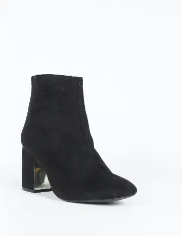 Botine Stradivarius, negru Negru