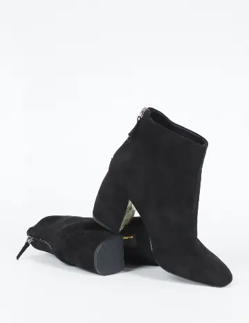 Botine Stradivarius, negru Negru