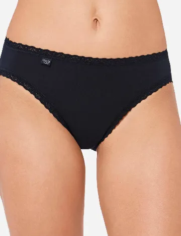 Set chiloti 3 perechi Sloggi by Triumph, negru Negru