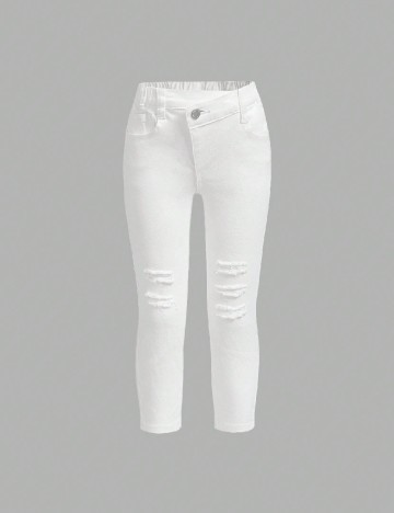 Blugi Shein Kids, alb