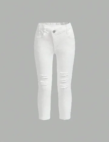 Blugi Shein Kids, alb