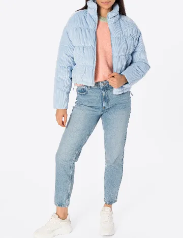 Geaca Hollister, albastru Albastru