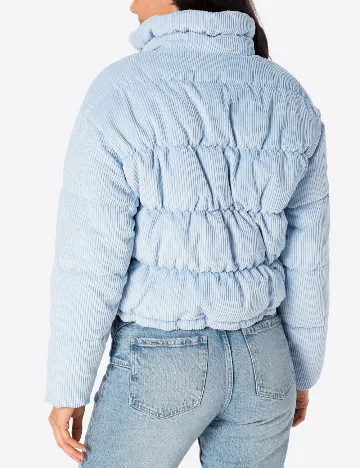 Geaca Hollister, albastru Albastru