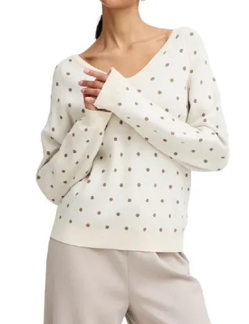 Bluza b.young, ecru Alb