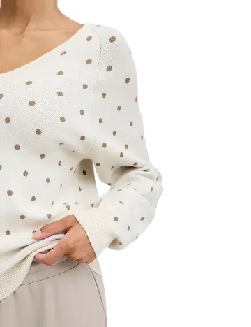 Bluza b.young, ecru Alb