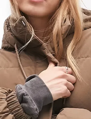 Geaca Top Shop, maro Maro