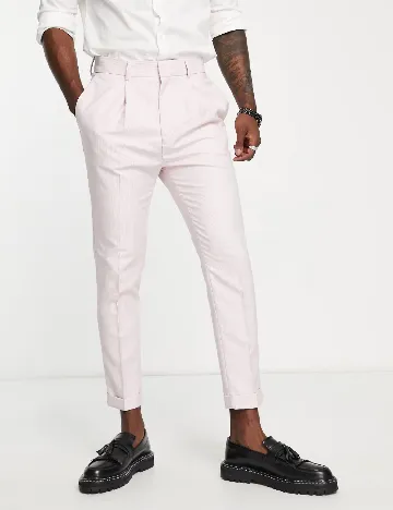 Pantaloni ASOS, roz