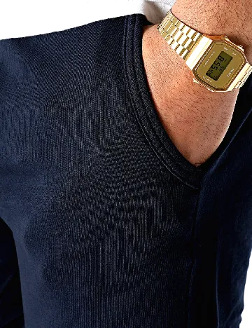 Pantaloni scurti BLEND, bleumarin Albastru