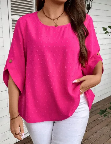 Bluza SHEIN CURVE, roz Roz