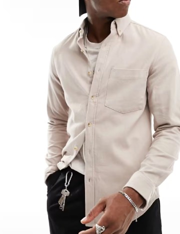 Camasa ASOS, roz pudra