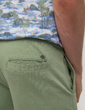 Pantaloni scurti !Solid, verde Verde