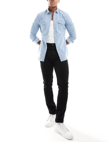 Camasa ASOS, albastru