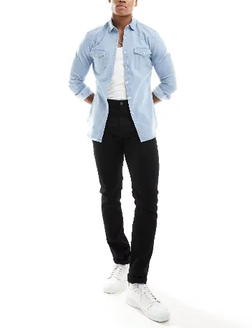 Camasa ASOS, albastru