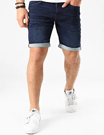 Pantaloni scurti BLEND, bleumarin Albastru