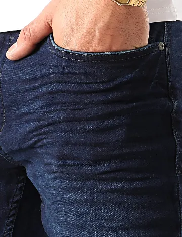 Pantaloni scurti BLEND, bleumarin Albastru