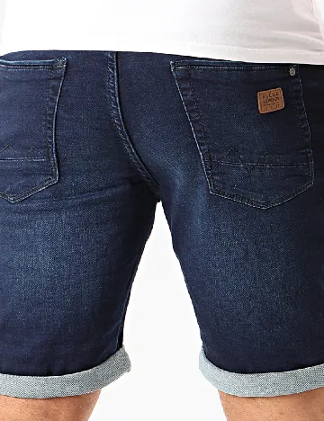 Pantaloni scurti BLEND, bleumarin Albastru