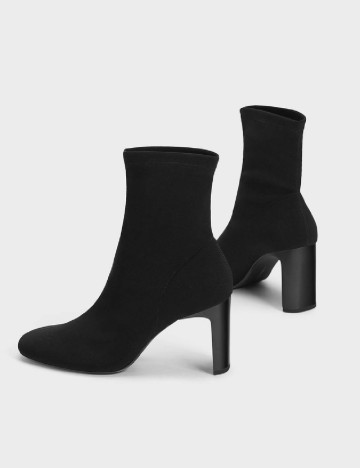 Botine Bershka, negru