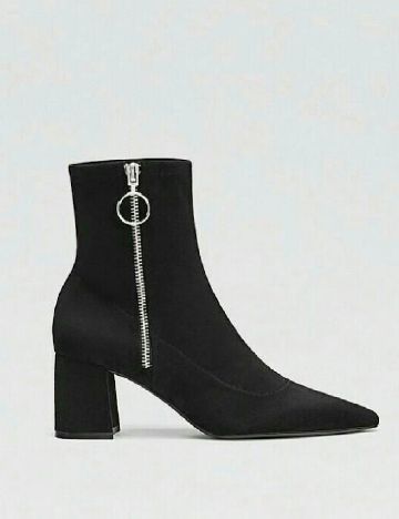 Botine Stradivarius, negru