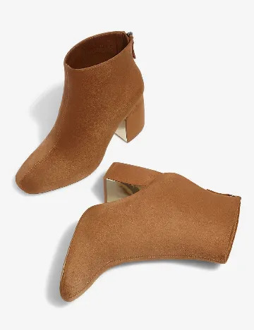 Botine Stradivarius, maro Maro