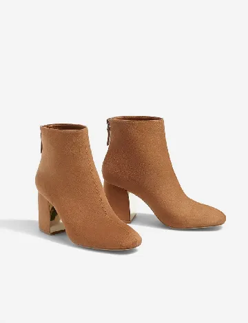 Botine Stradivarius, maro Maro