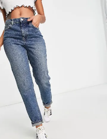 Blugi Top Shop, albastru Albastru