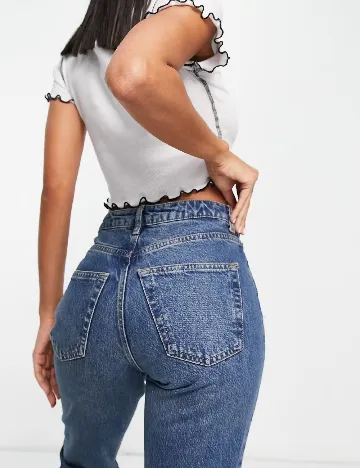 Blugi Top Shop, albastru Albastru