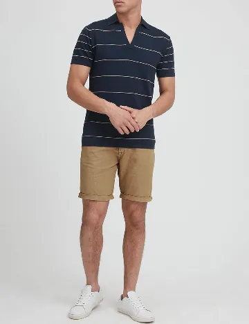 Pantaloni scurti !Solid, maro Maro